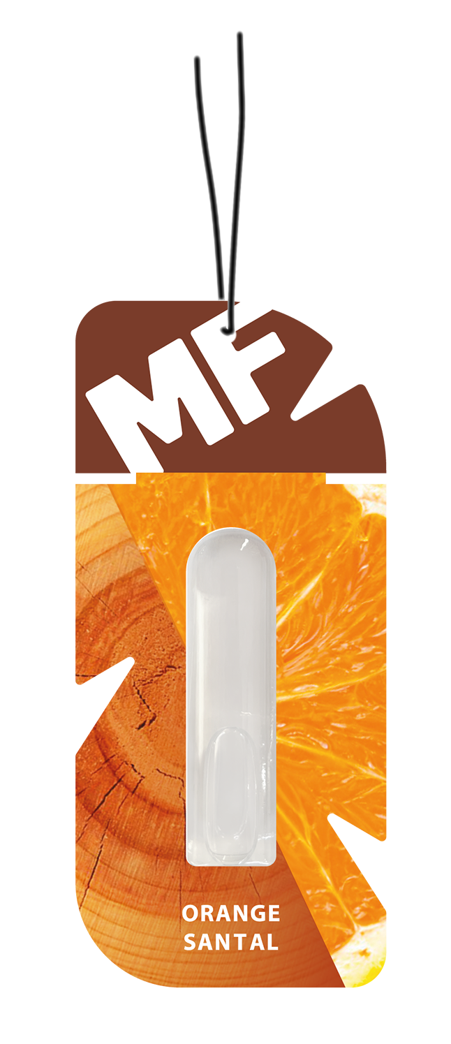 Orange & Santal Car Air Freshener - Hanging Diffuser | Mr. Fresh VIBE