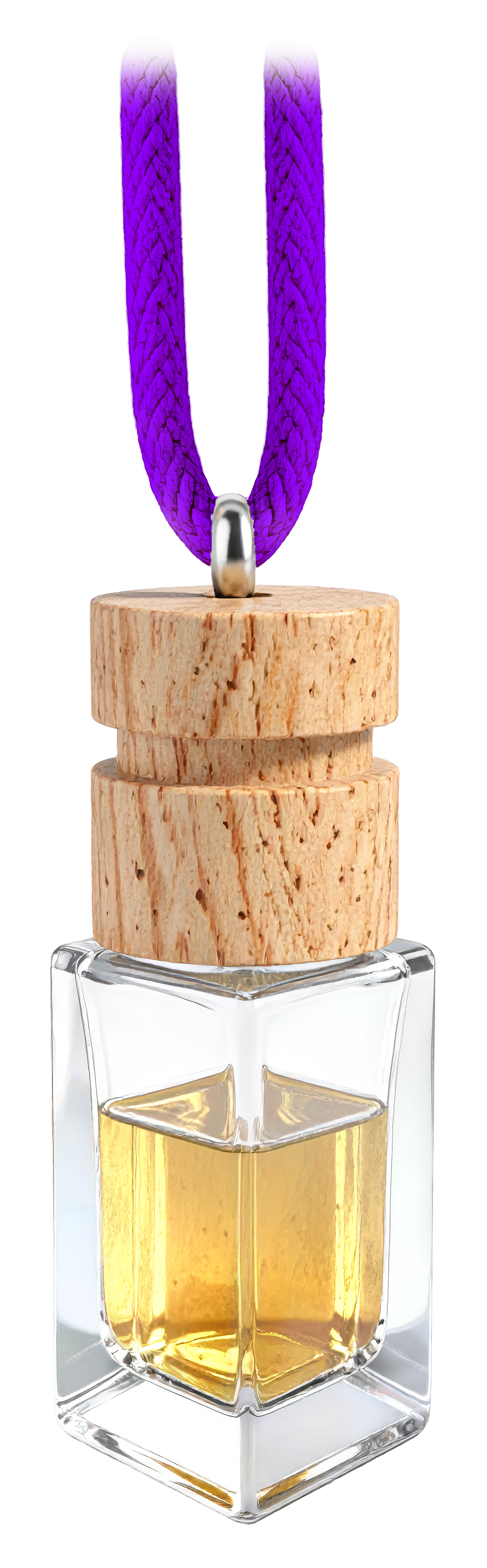 Lilac Car Air Freshener - Wood & Glass Bottle | Mr. Fresh - packaging