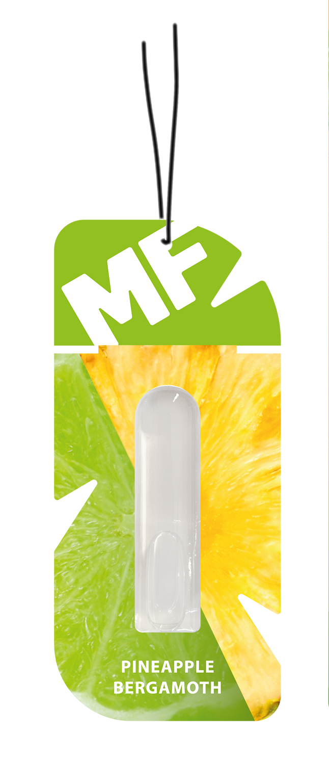 Pineapple & Bergamot Car Air Freshener - Hanging Diffuser | Mr. Fresh VIBE