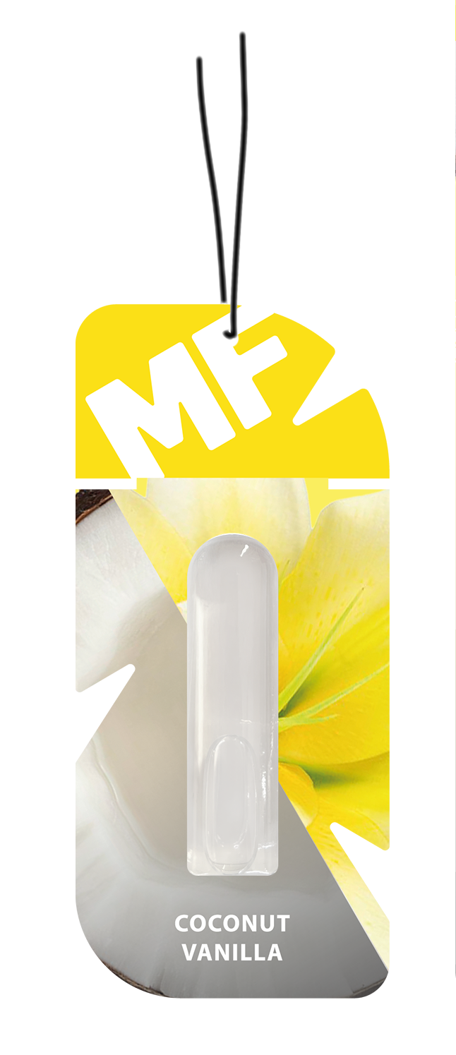 Coconut & Vanilla Car Air Freshener - Hanging Diffuser | Mr. Fresh VIBE