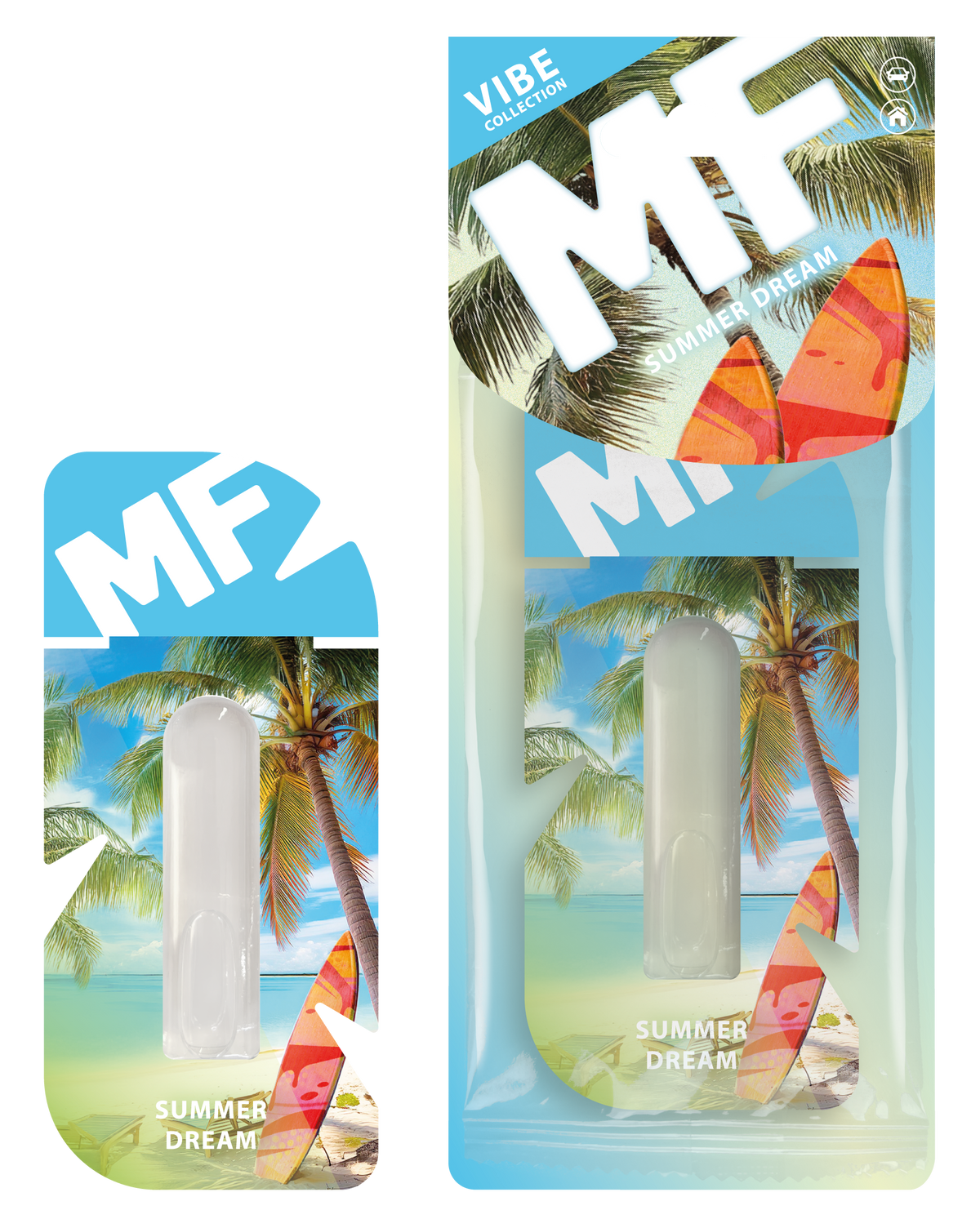Summer Dream Car Air Freshener - Hanging Diffuser | Mr. Fresh VIBE - packaging