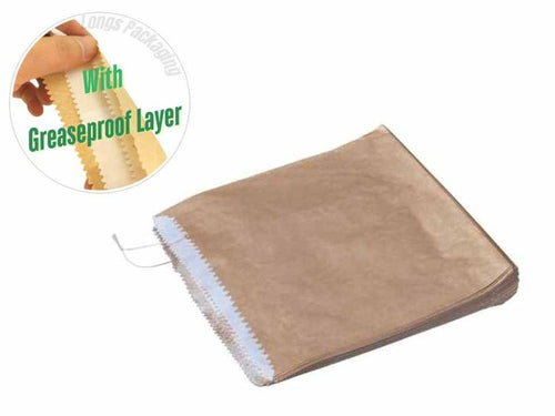 1/2 Square GPL Brown Paper Bag