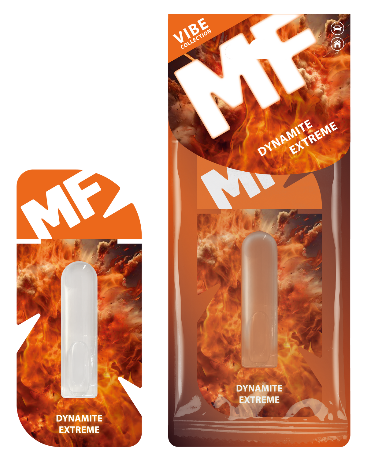 Dynamite Extreme Car Air Freshener - Hanging Diffuser | Mr. Fresh VIBE - packaging