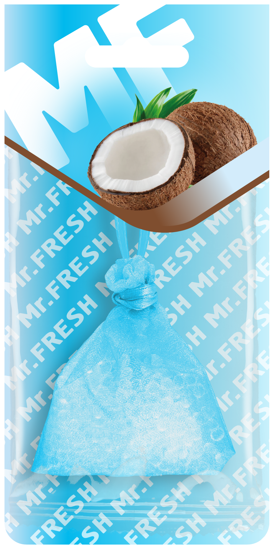 Coconut Scented Sachet - Car, Wardrobe & Drawer Air Freshener | Mr. Fresh