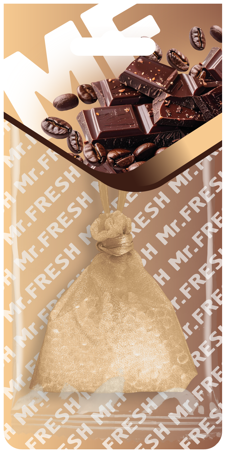 Coffee & Chocolate Scented Sachet - Car, Wardrobe & Drawer Air Freshener | Mr. Fresh