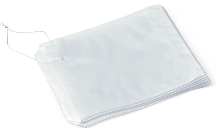 2-Long White Paper Bags