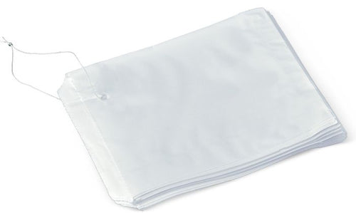 2-Long White Paper Bags