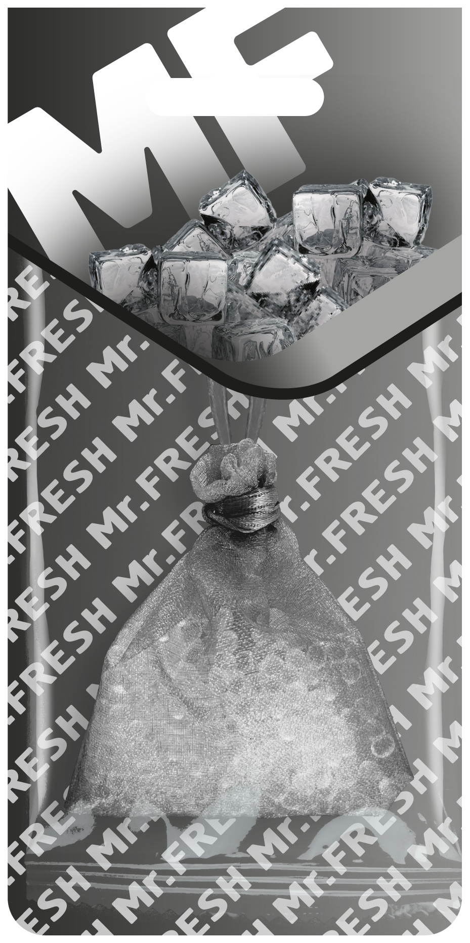 Black Ice Scented Sachet - Car, Wardrobe & Drawer Air Freshener | Mr. Fresh
