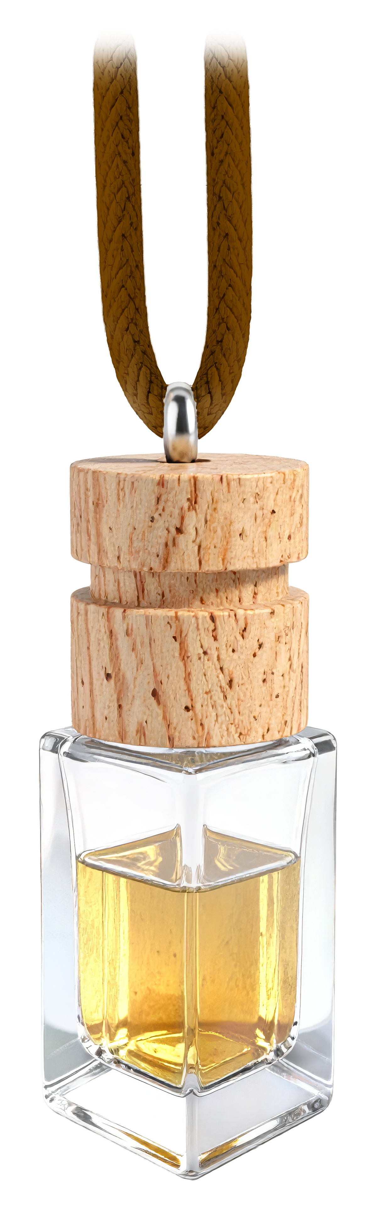 Coffee & Chocolate Car Air Freshener - Wood & Glass Bottle | Mr. Fresh - packaging
