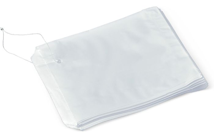 4 Long White Paper Bags