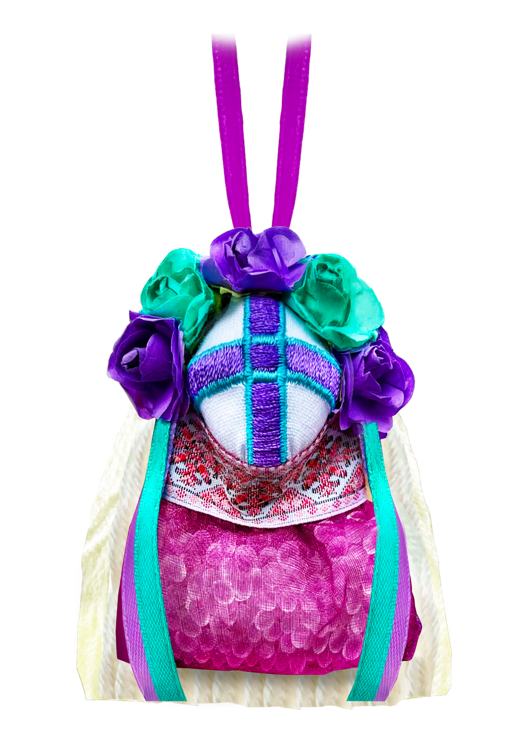 Pineapple & Bergamot Motanka Scented Sachet Car Air Freshener | Mr. Fresh - packaging
