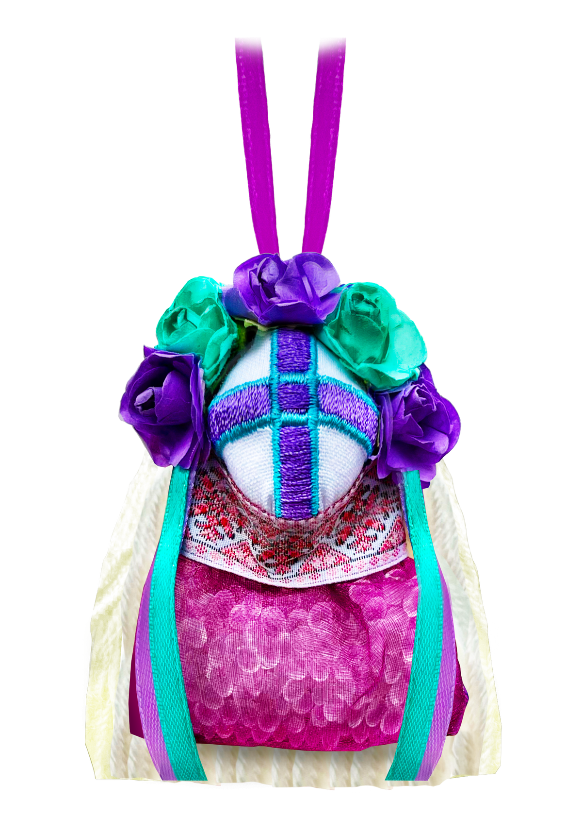 Pineapple & Bergamot Motanka Scented Sachet Car Air Freshener | Mr. Fresh - packaging