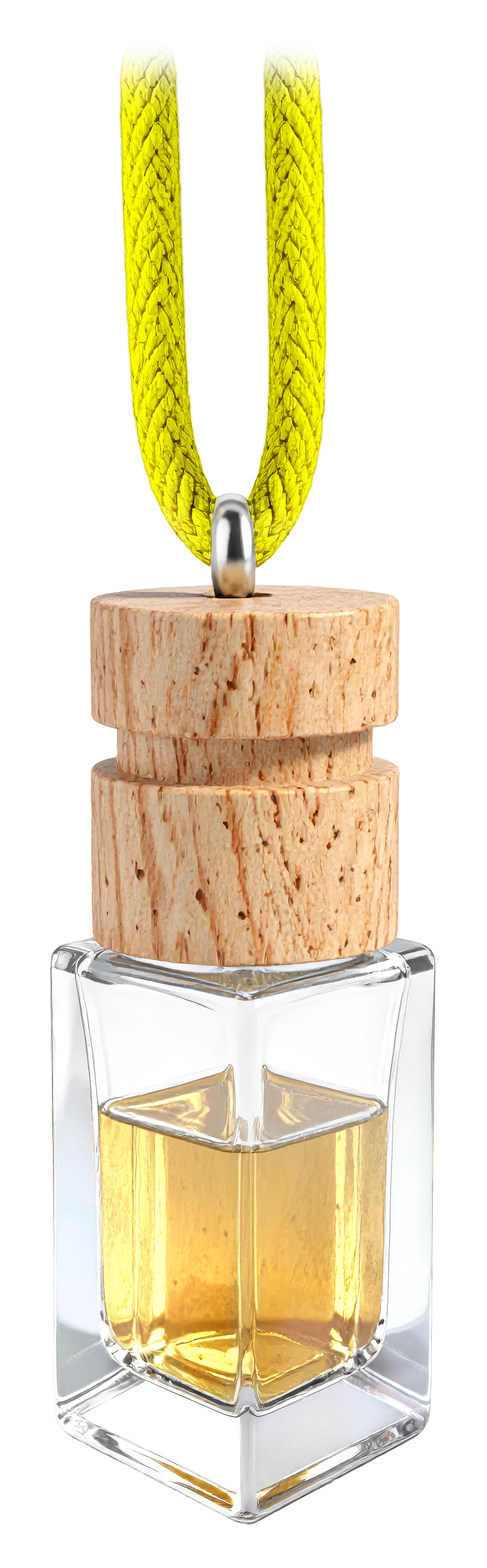 Lemon Car Air Freshener - Wood & Glass Bottle | Mr. Fresh - packaging