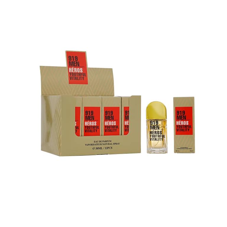 30ml 919 Men cologne dupe bottle inspired by Carolina Herrera 212 VIP Wild Party, wholesale inner pack of 12