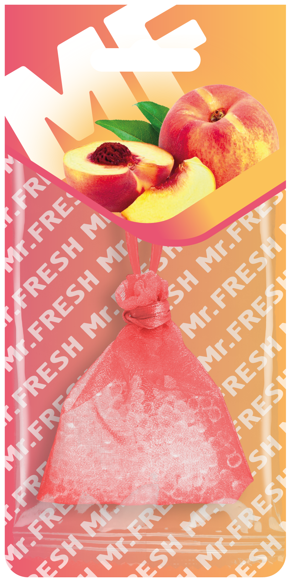 Peach Scented Sachet - Car, Wardrobe & Drawer Air Freshener | Mr. Fresh