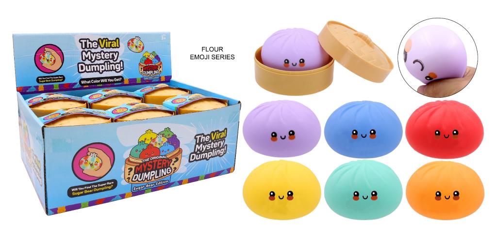 Novelty Dumpling (Large) - 8.5CM - Display Box - Flour Emoji Series (86297) - wholesale bulk packaging | DPack
