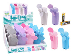 Personal Mini Fan - Display Box Packaging **Batteries Included** (86303)