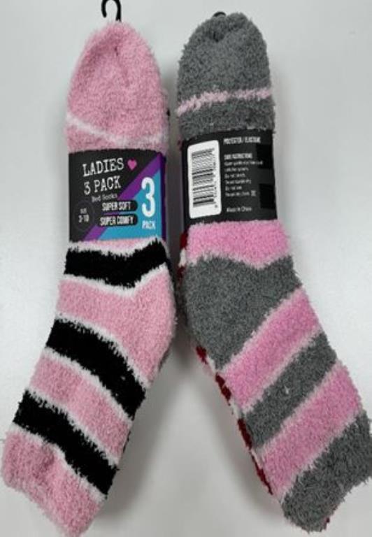 Ladies 3PK Bed Socks