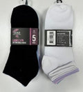 Ladies 5PK Cotton Ankle Socks