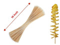 40cm long bamboo skewers 5mm thick, pack of 100, for tornado potato, kebabs and BBQ catering