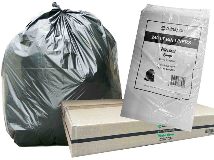 Garbage Bags 240 Lt. HC 100's