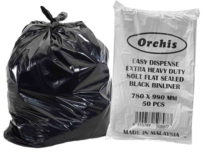 Garbage Bags 80Lt. HD 200s-O