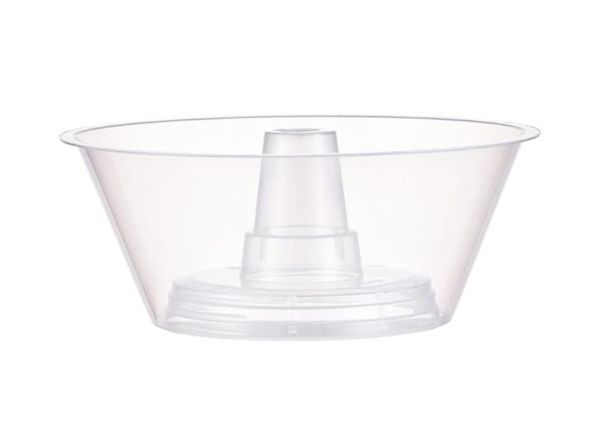 PP plastic bowl 650ml 165mm diameter for takeaway noodle and food combo service, 300 per carton