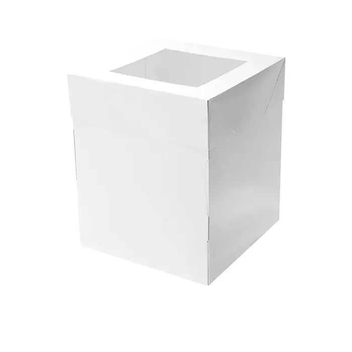 Cake Wedding Box 8" White