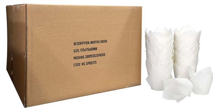 Muffin Liners White D/60 5000s