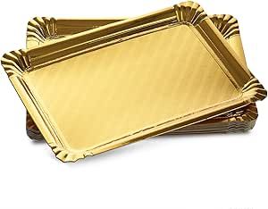 Cake Tray Gold 235x320mm 200ps
