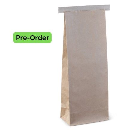 Tin Tie Bag No Windw Brwn 1kg