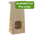 Tin Tie Bag Window Brown M