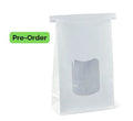 Tin Tie Bag Window White L