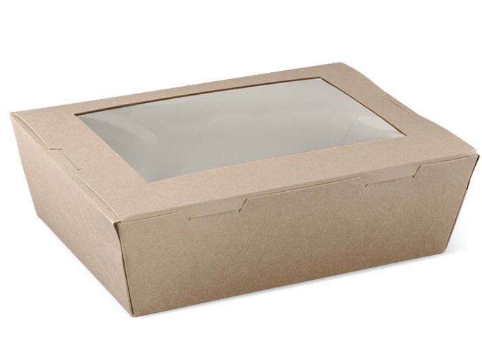 Detpak Brown Lunch Box Lrg 200
