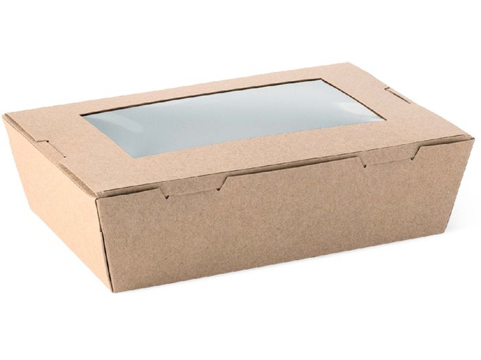 WINDOW LUNCH BOX Small Kraft