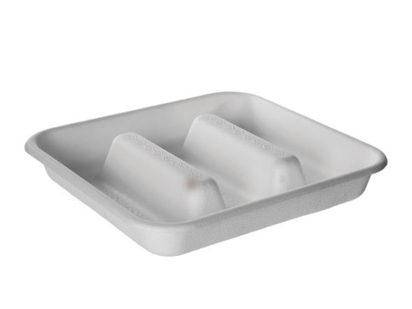 Sugarcane 7" SQ Taco Tray