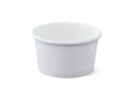 Detpak single wall Uni-Cup 8oz white disposable coffee cup for cafe and takeaway use, 500 per carton