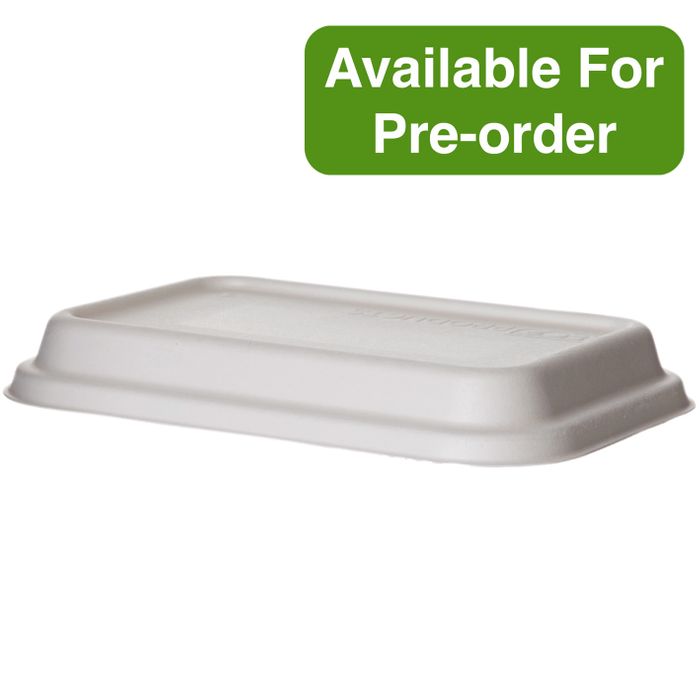 Detpak 16oz Rect Sugarcane Lid