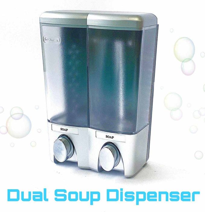 Plastic Dual Soap Dispenser