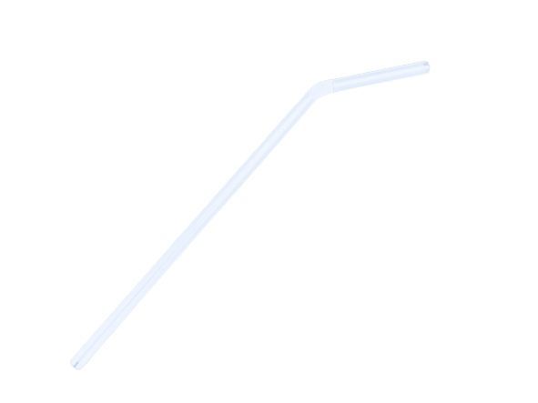 Clear PP flexible straws 6mm x 210mm bulk 2000-pack for aged care child care and café beverage service