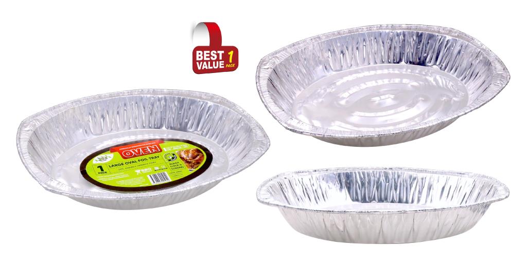 Oval Foil Roaster-441MM x 330MM x 74MM