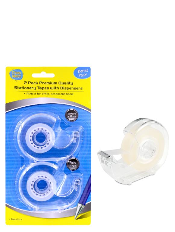 2PK Stationary Tape Dispenser Set