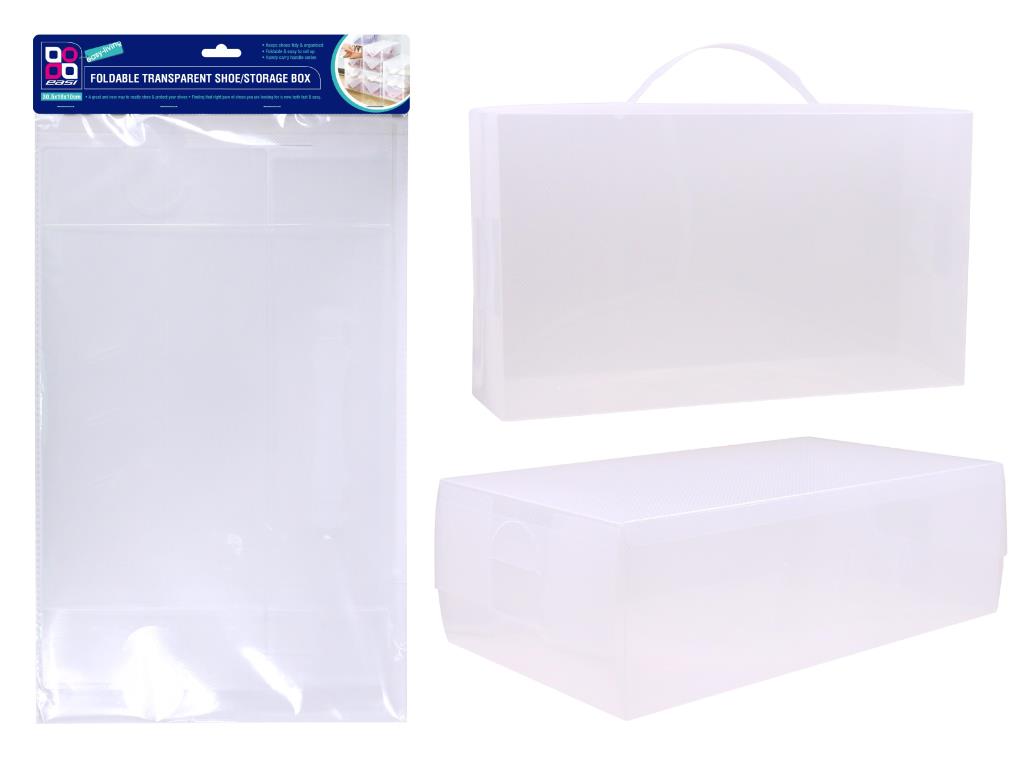 Plastic Transparent Shoe Storage Box