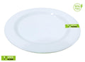White Melamine Round Plate-28CM