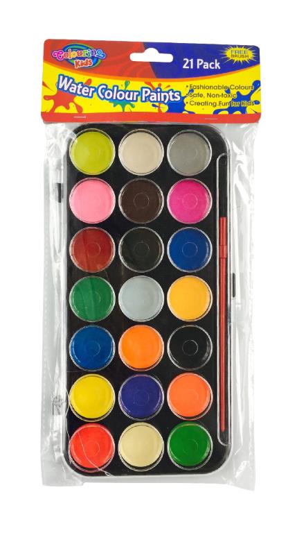 Water Colour Paint Set-21 Colours