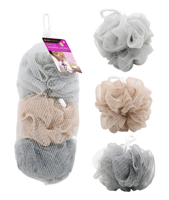 Shower Sponge Loofah (28G)-3PK