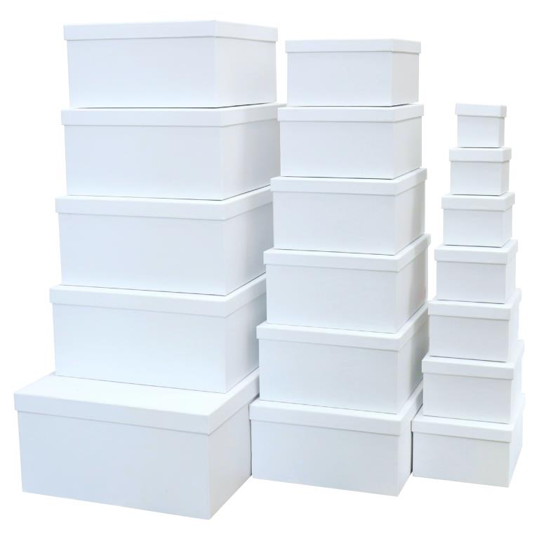 18PCE Gift Box Set-White Kraft Series