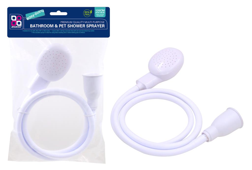 Premium Bathroom/Pet Portable Shower Sprayer - 1.2MTR