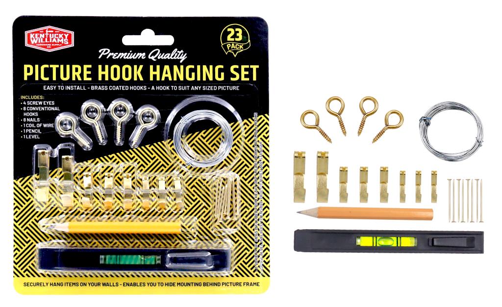 23PCE Picture Hook Hanging Set