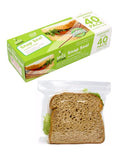 Zip Seal Sandwich Bags 16.5CM x 15CM-40PK